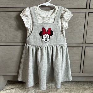 Disney Minnie Mouse Jumper Dress Short Sleeve